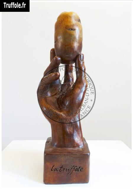 La Truffole, symbole du fonds historique de la Truffole, Bronze Original unique de l’artiste Anne BOISAUBERT