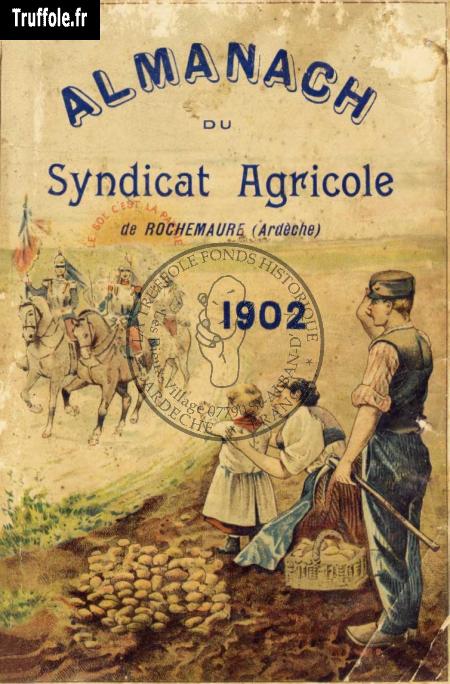 ALMANACH du syndicat agricole de ROCHEMAURE (Ardèche) – Pour l’année 1902