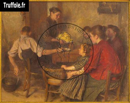 Repas frugal,Emile Friant