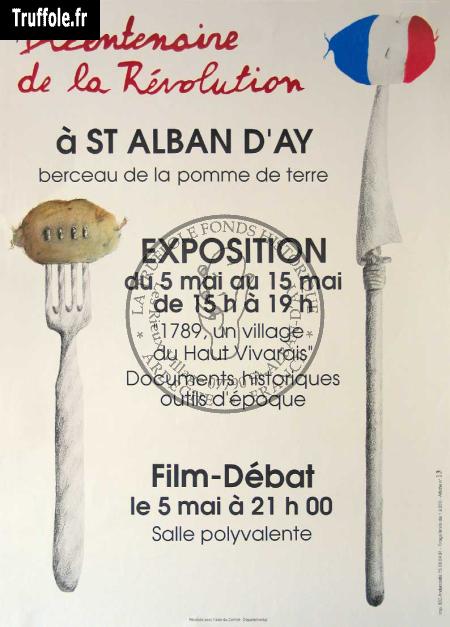 Affiche du bicentenaire de la Révolution Française