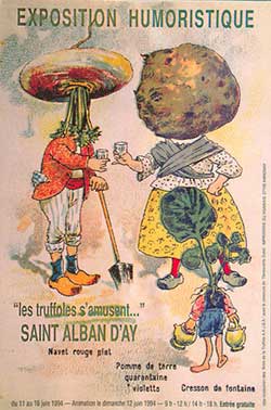 Exposition affiche juin 94 les Truffoles s'amusent