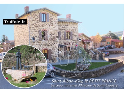 Saint-Alban-d’Ay, Le PETIT PRINCE, berceau maternel d’Antoine de Saint-Exupéry