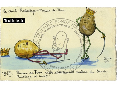 Duel rutabaga / pomme de terre, Luxembourg 1917